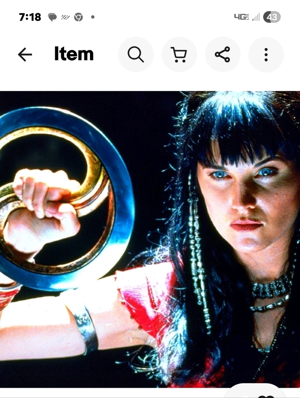Zena Princess Warrior "Super Power Chakrum"